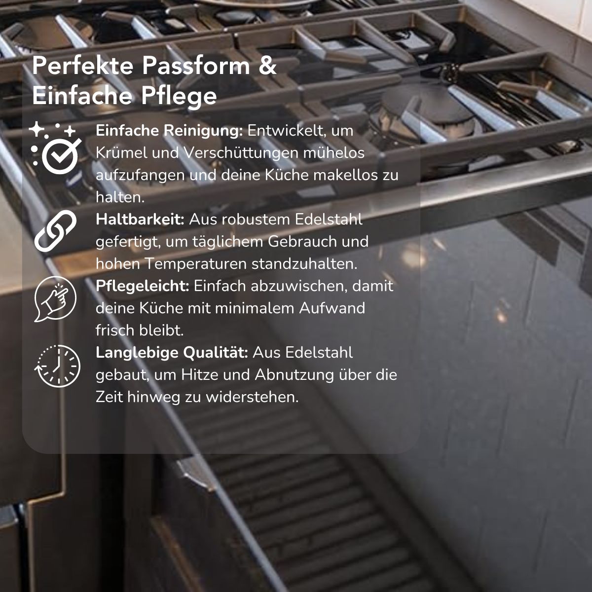 Serenosole™ SteelGap Stainless Steel Gap Filler | Seamless Covering with Robust Stainless Steel | Best Solution Against Splete 2024 (1+1 FREE)