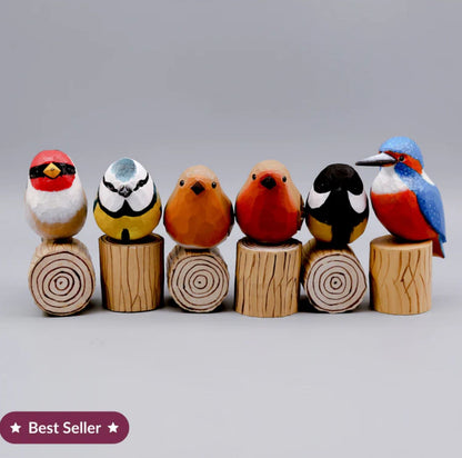 Serenosole™ BirdyNest Wooden Birds | Bring the charm of nature indoors | Most charming wooden birds 2024