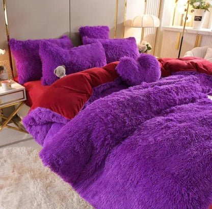 Serenosole™ SnuggleSky Fluffy Fleece Bedding | Unparalleled Softness and Warmth Every Night | Coziest Bedding 2024