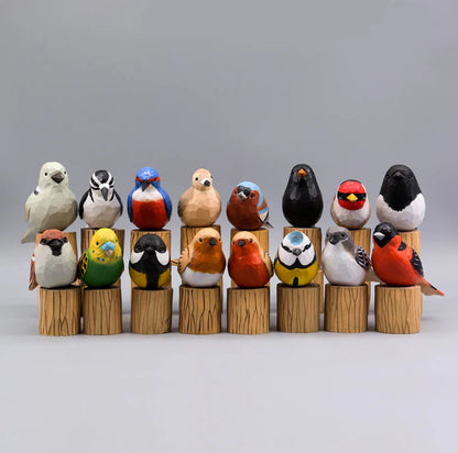 Serenosole™ BirdyNest Wooden Birds | Bring the charm of nature indoors | Most charming wooden birds 2024