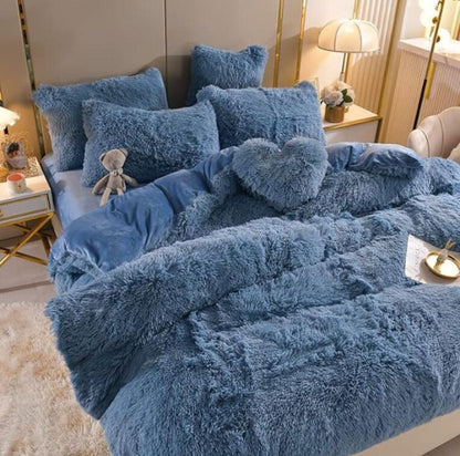 Serenosole™ SnuggleSky Fluffy Fleece Bedding | Unparalleled Softness and Warmth Every Night | Coziest Bedding 2024