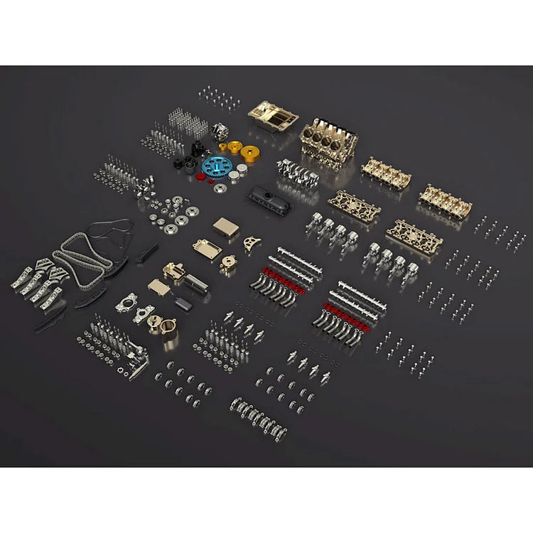 Serenosole™ EngineCrafter V8 Engine | Build, learn and start your own mini V8 engine