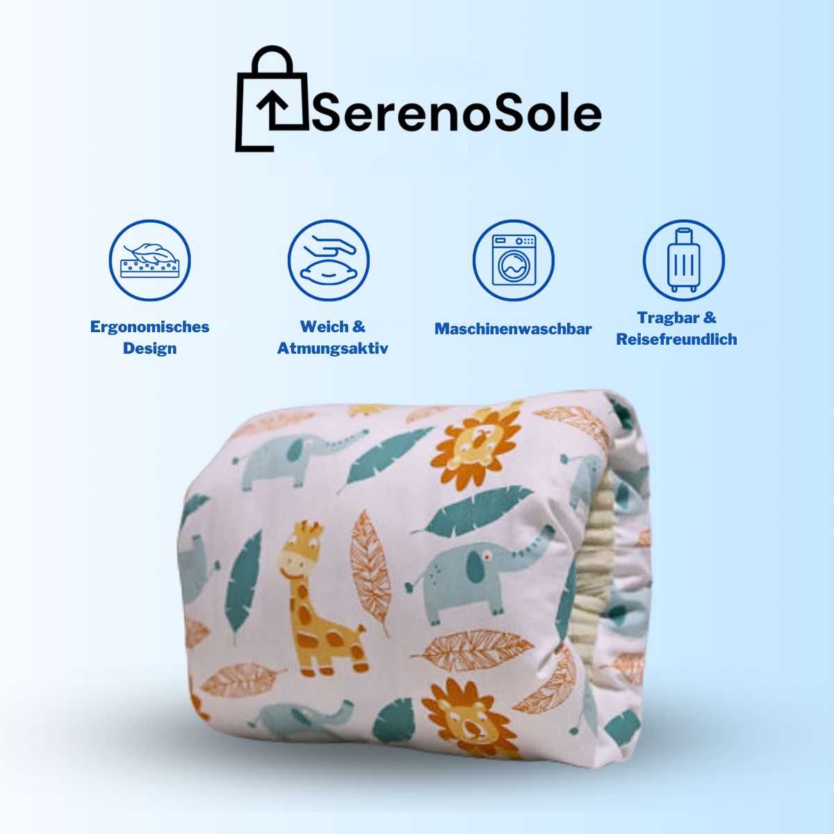 Serenosols™Cradle Comfort Cuddle Pillow | Quick attach and cable Neat Hold | Neatest cable anchor 2024