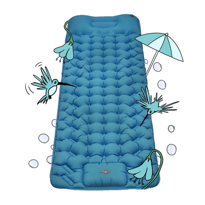 Serenosols™Cozy Air Comfort | Outdoor mattress with integrated pump!