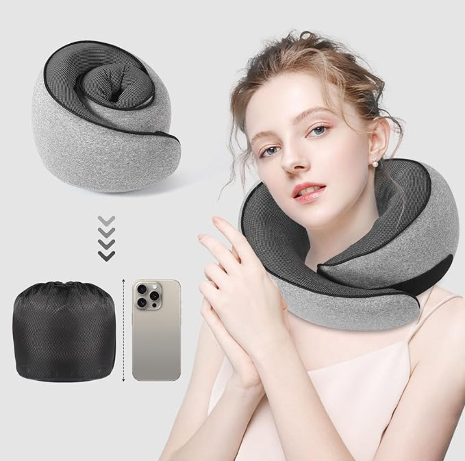 Serenosole™ CloudRest | Super comfortable neck support so you can nap anywhere | Most comfortable travel pillow 2025