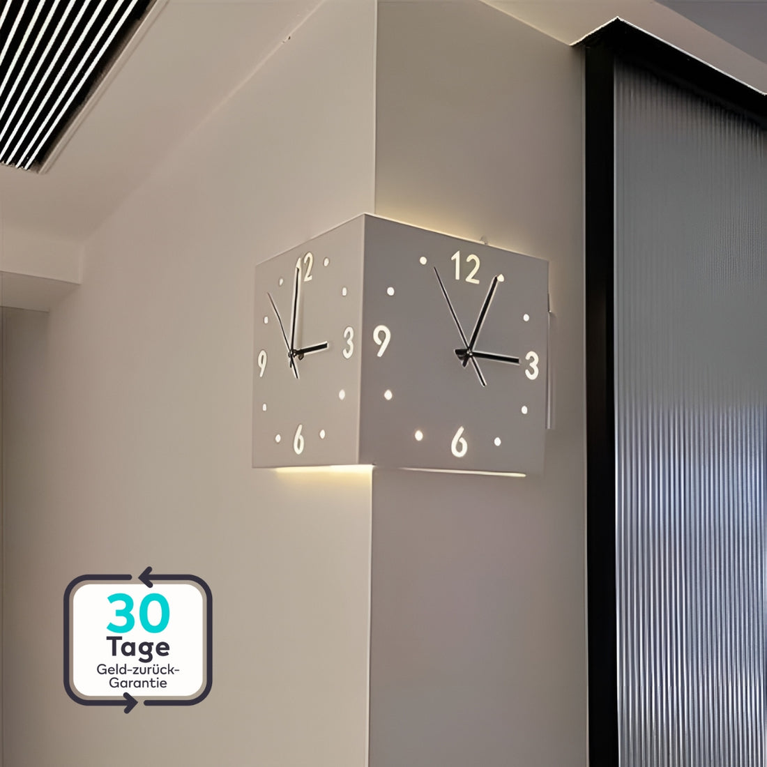 Serenosole™ TimeEdge Corner Clock | Fits seamlessly into corners while looking stylish | Trendiest Corner Clock 2024