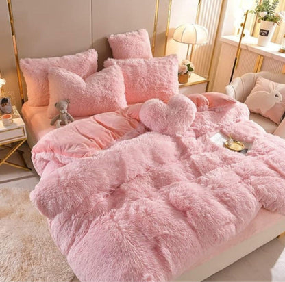 Serenosole™ SnuggleSky Fluffy Fleece Bedding | Unparalleled Softness and Warmth Every Night | Coziest Bedding 2024