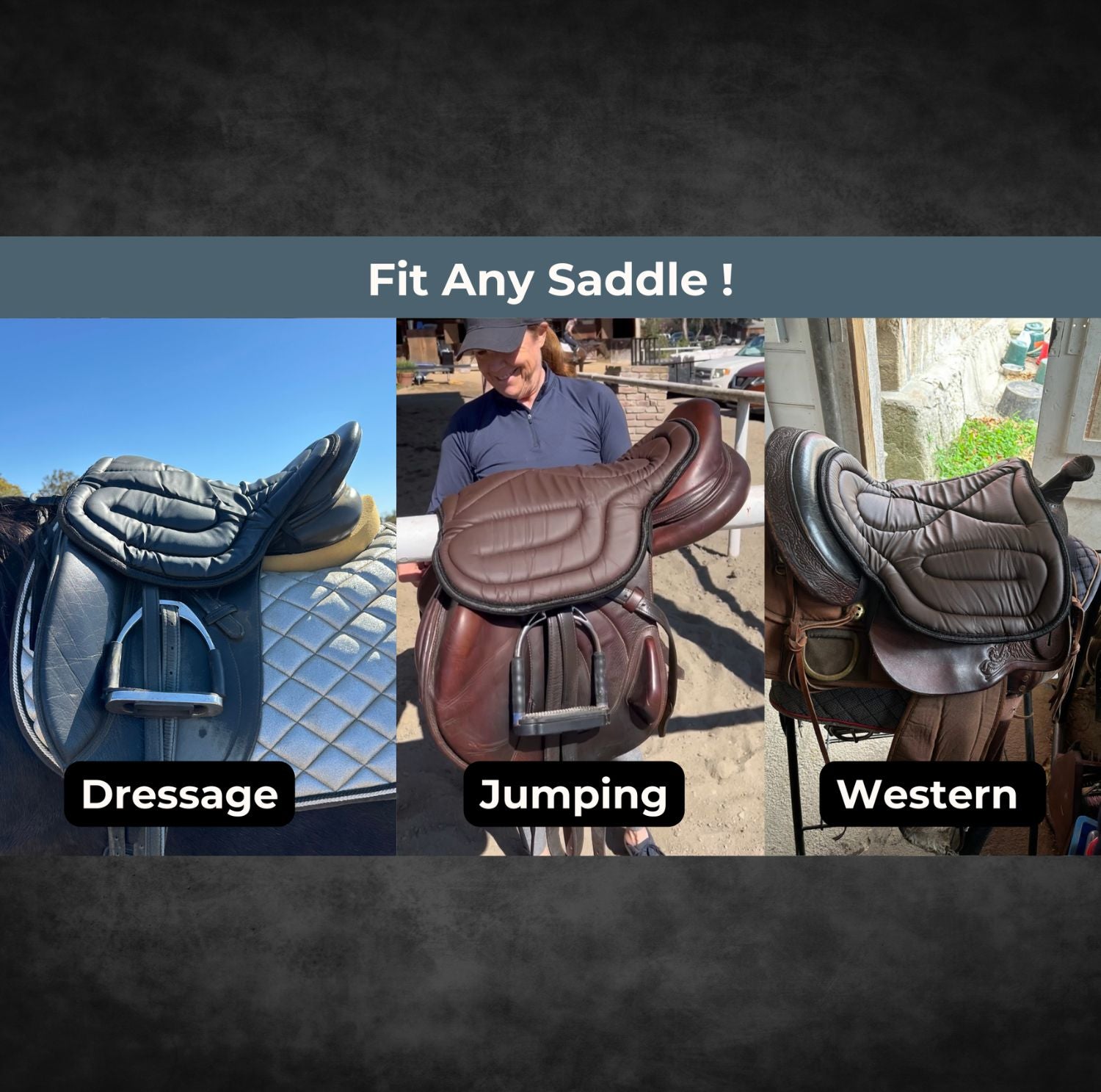 Serenosole™ RideCush Soft Horse Saddle Pad | Long-lasting comfort and support throughout your ride | Ultimate comfort on every ride 2024