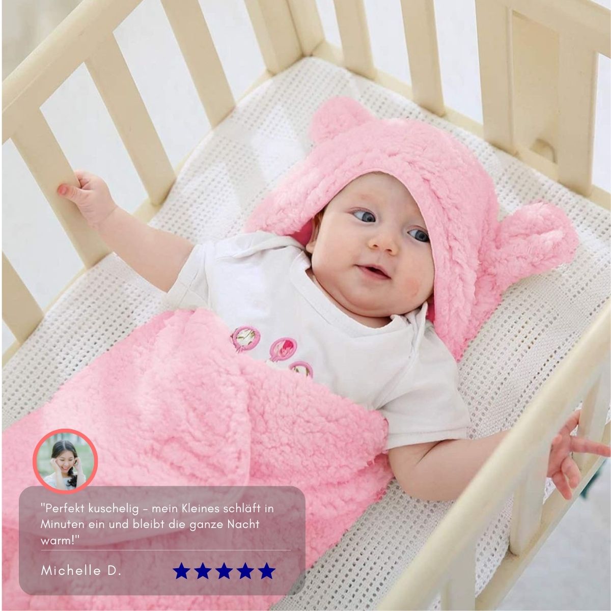 Serenosole™ LittleNest Baby Sleeping Bag | Cloud-soft comfort for the sweetest dreams | Softest Baby Sleeping Bag 2024