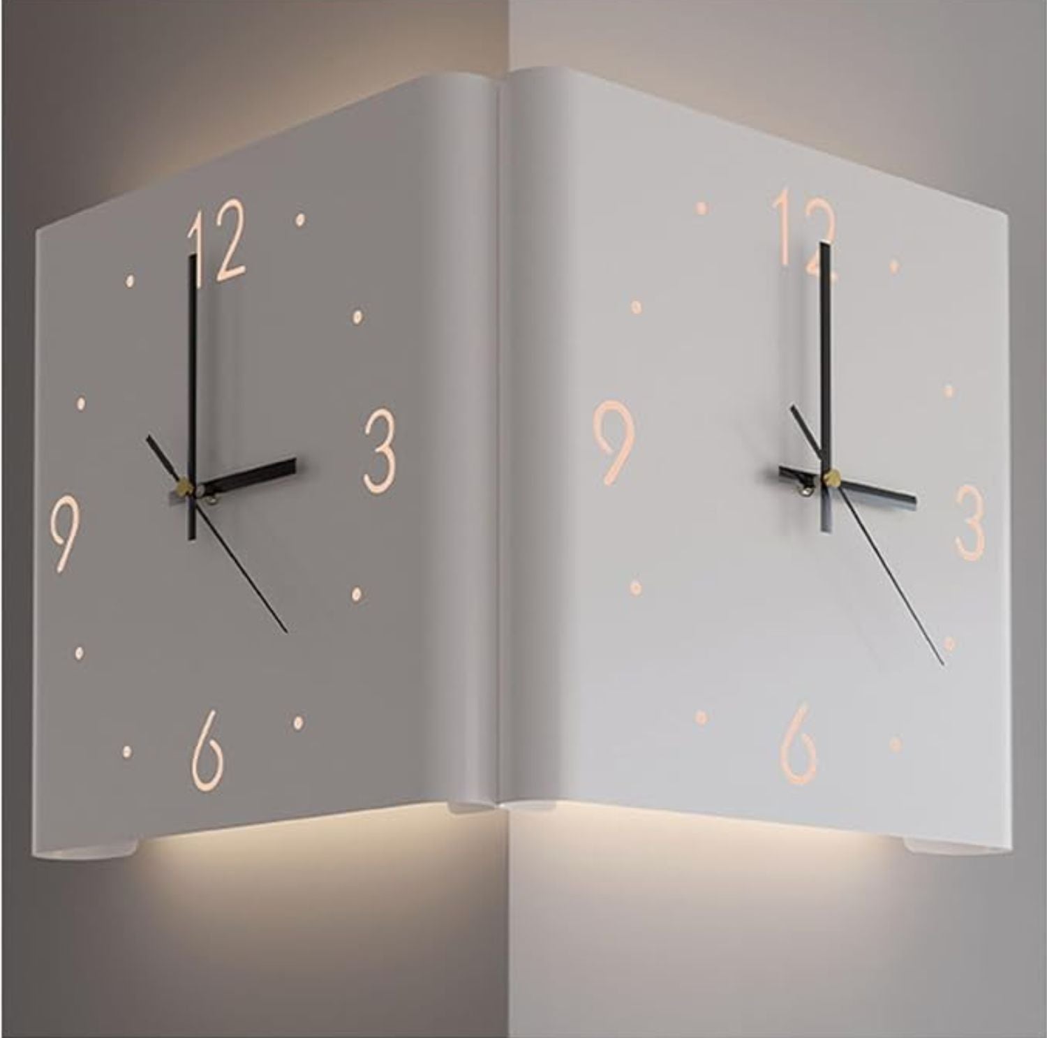 Serenosole™ TimeEdge Corner Clock | Fits seamlessly into corners while looking stylish | Trendiest Corner Clock 2024