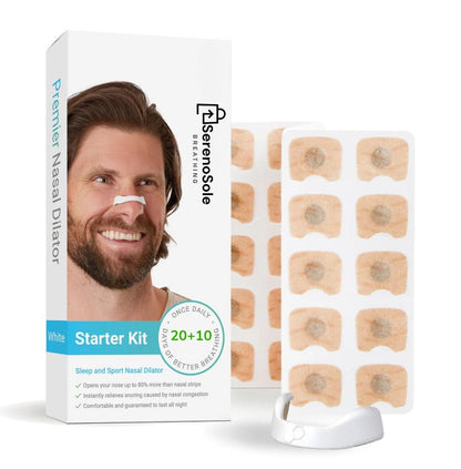 Serenosols™Starter package for nasal strips | Improve your sleep quality and your health (10 5 FREE)