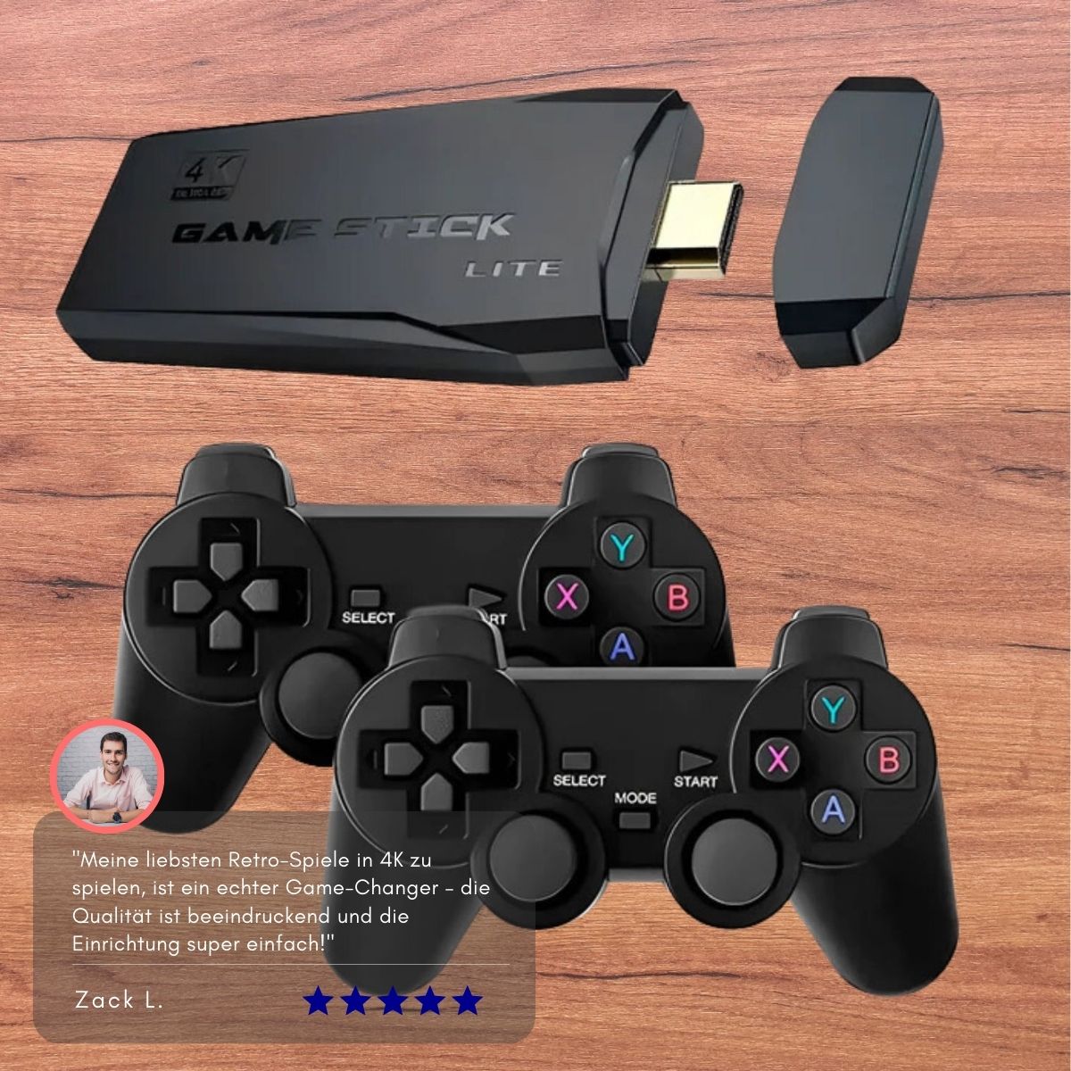 Serenosole™ UltraPlay 4K Game Stick | Retro games in impressive 4K resolution | Ultimate retro gaming in 4K