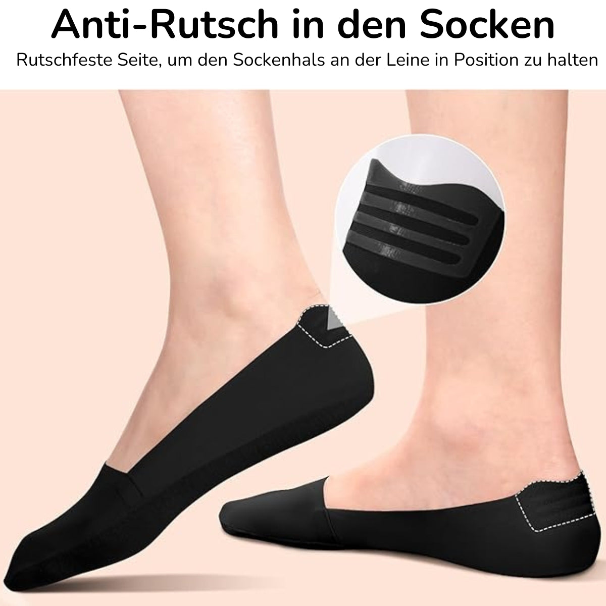 Serenosols™Comfy socks | Invisible, does not slide and always fresh feet (3 2 FREE)