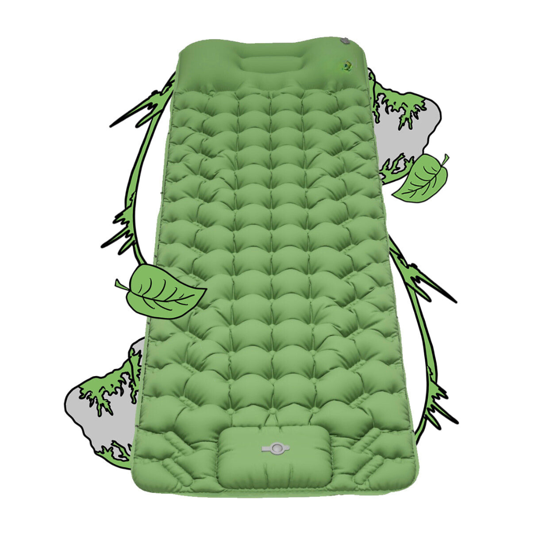 Serenosols™Cozy Air Comfort | Outdoor mattress with integrated pump!