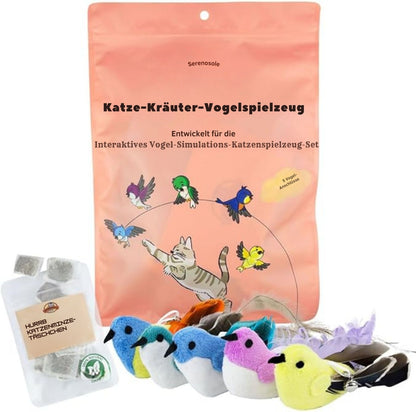 Serenosole™ BirdyWhisker Bird Simulation Toy for Cats | Stimulate a Cat&