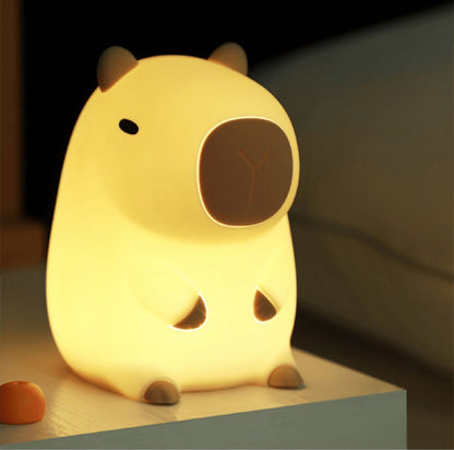 Serenosole™ DreamBeam Soft Silicone LED Night Light | Brings light and Lsmile with just one tap