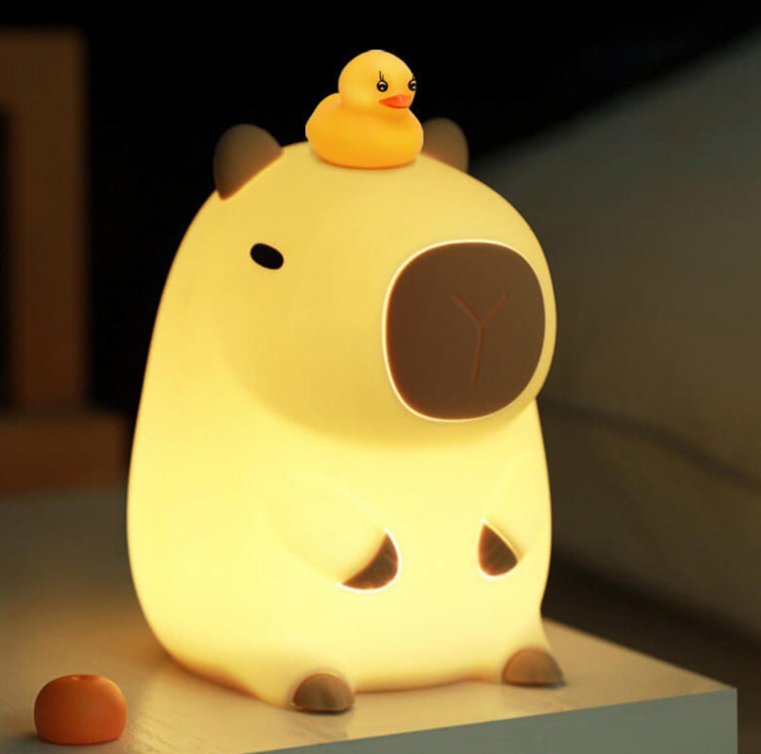 Serenosole™ DreamBeam Soft Silicone LED Night Light | Brings light and Lsmile with just one tap