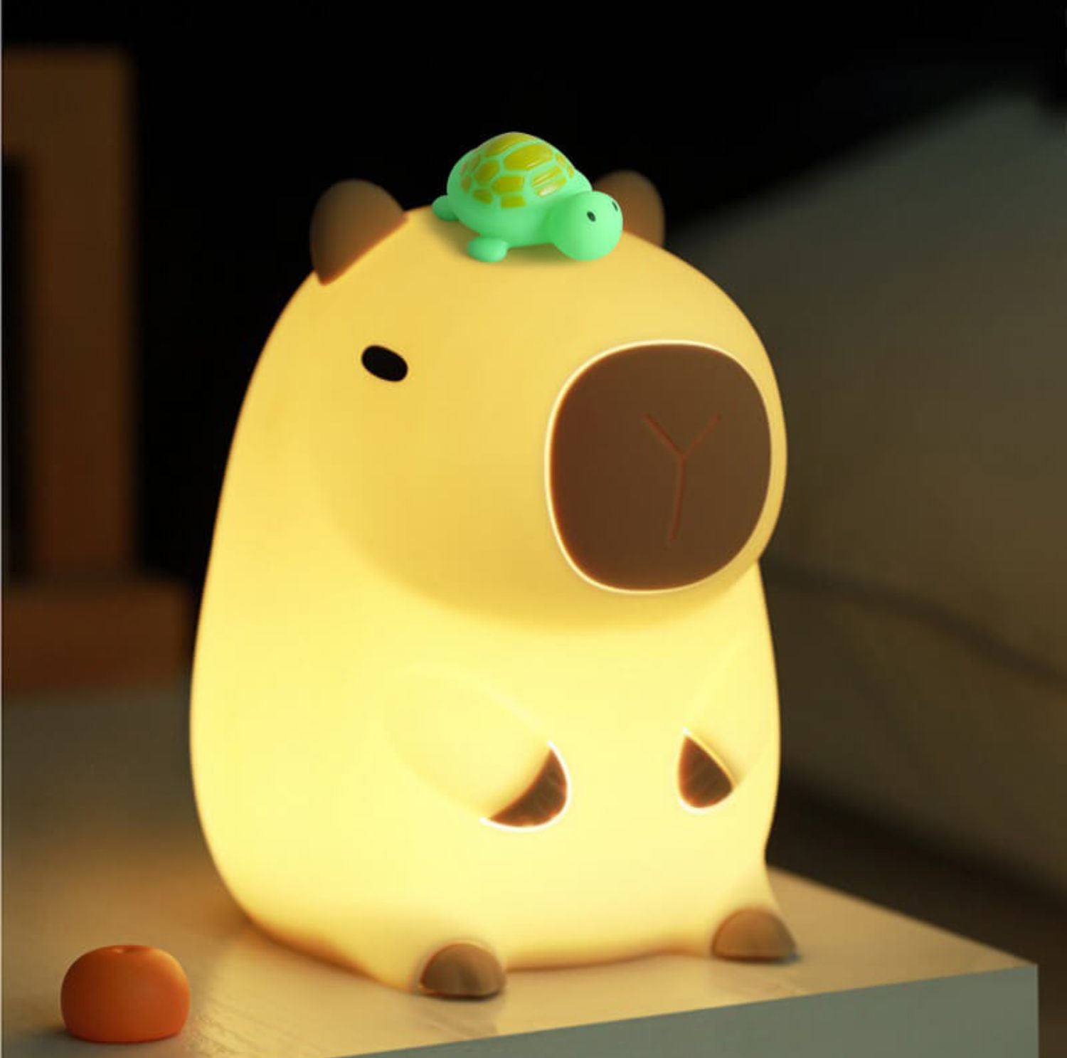 Serenosole™ DreamBeam Soft Silicone LED Night Light | Brings light and Lsmile with just one tap