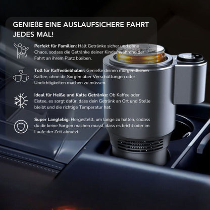 Serenosole™ GripSip Car Cup Holder | Keep drinks hot or cold on the go!