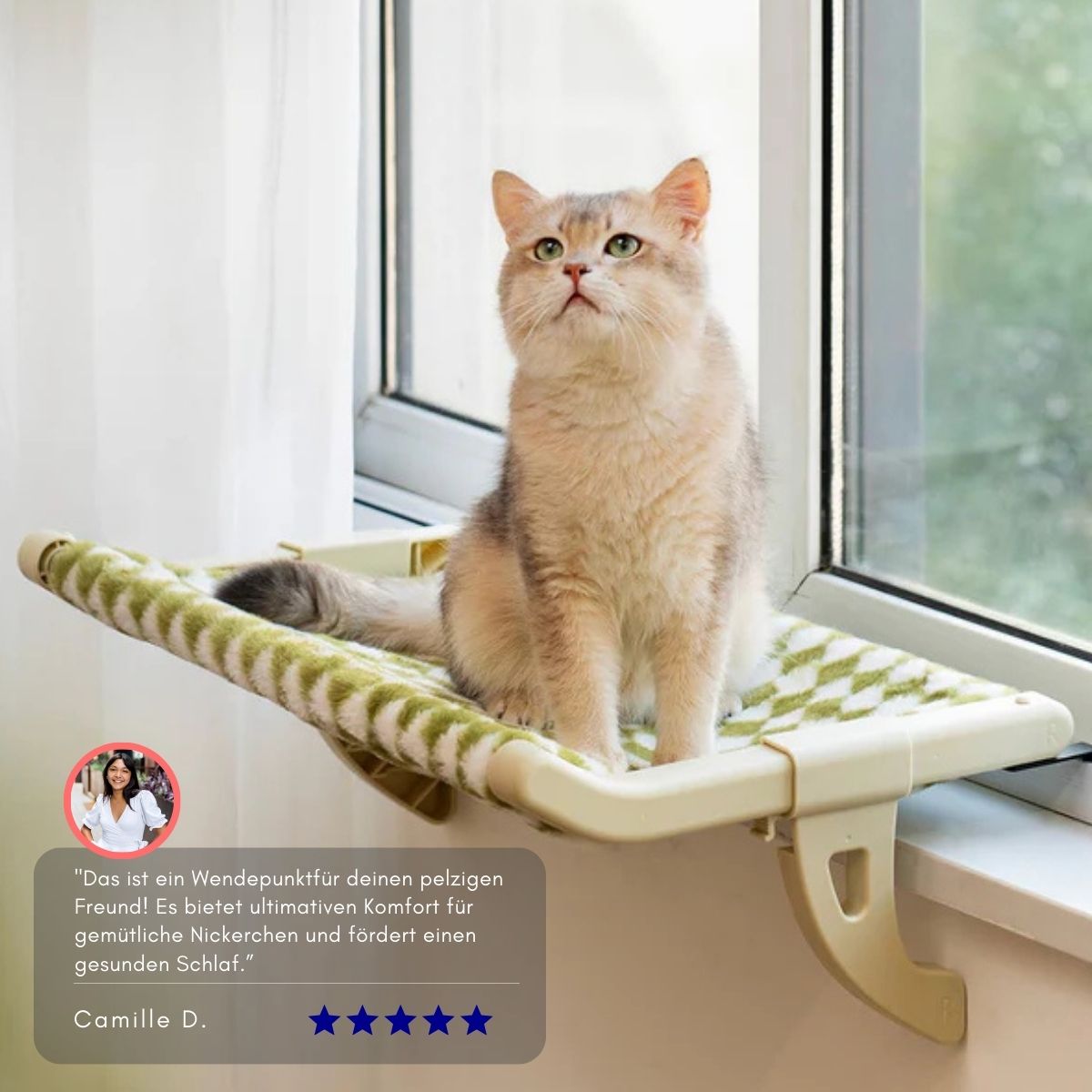 Serenosole™ CatNap cat bed | A cozy place for your beloved four-legged friend | Made from high-quality materials