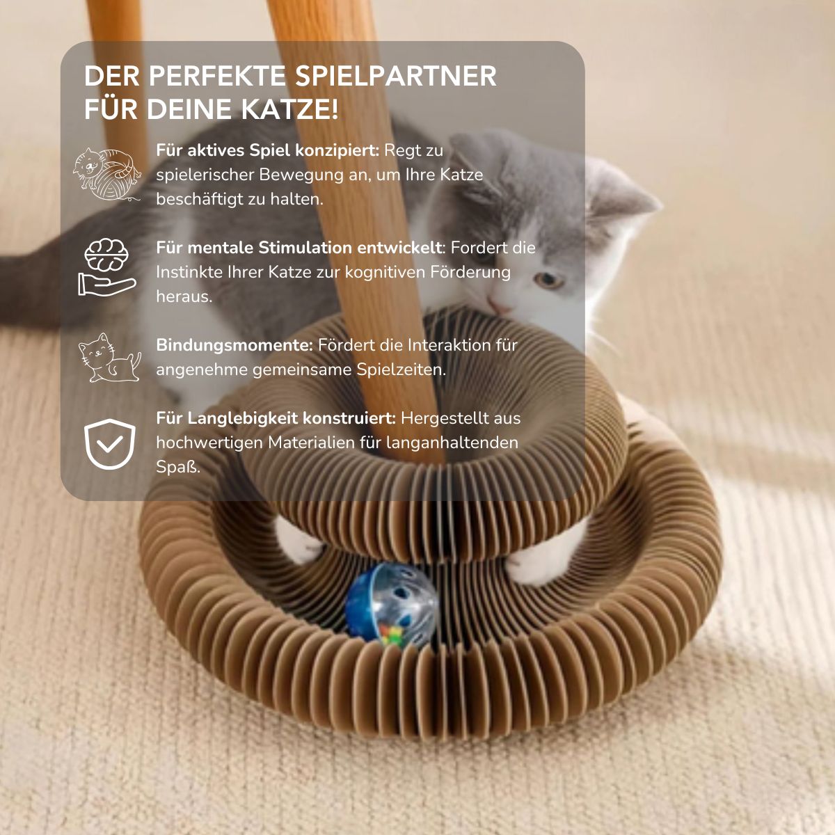 Serenosole™ KittyKraze Cat Toy | Stimulates your cat&