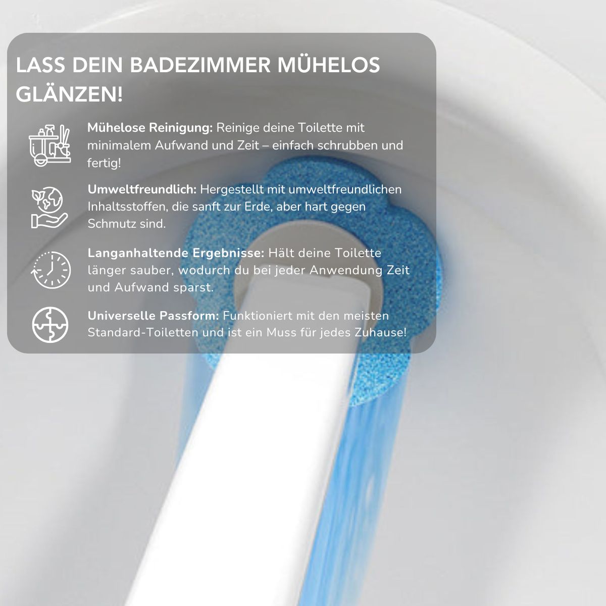 Serenosole™ LuxeClean CleanFlush Set | Get your toilet sparkling clean in no time (+12 free attachments)