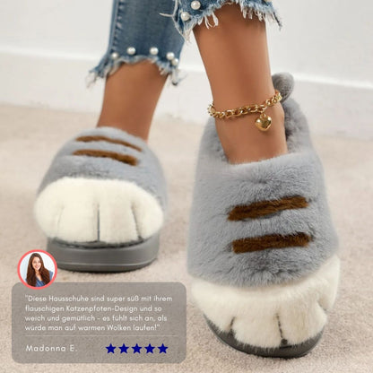 Serenosole™ CuddlePaws Cozy Paw Slippers | Transforms your feet into cuddly, fluffy cat paws | Scutest cat paw slippers 2024