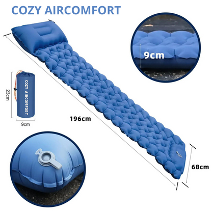 Serenosols™Cozy Air Comfort | Outdoor mattress with integrated pump!