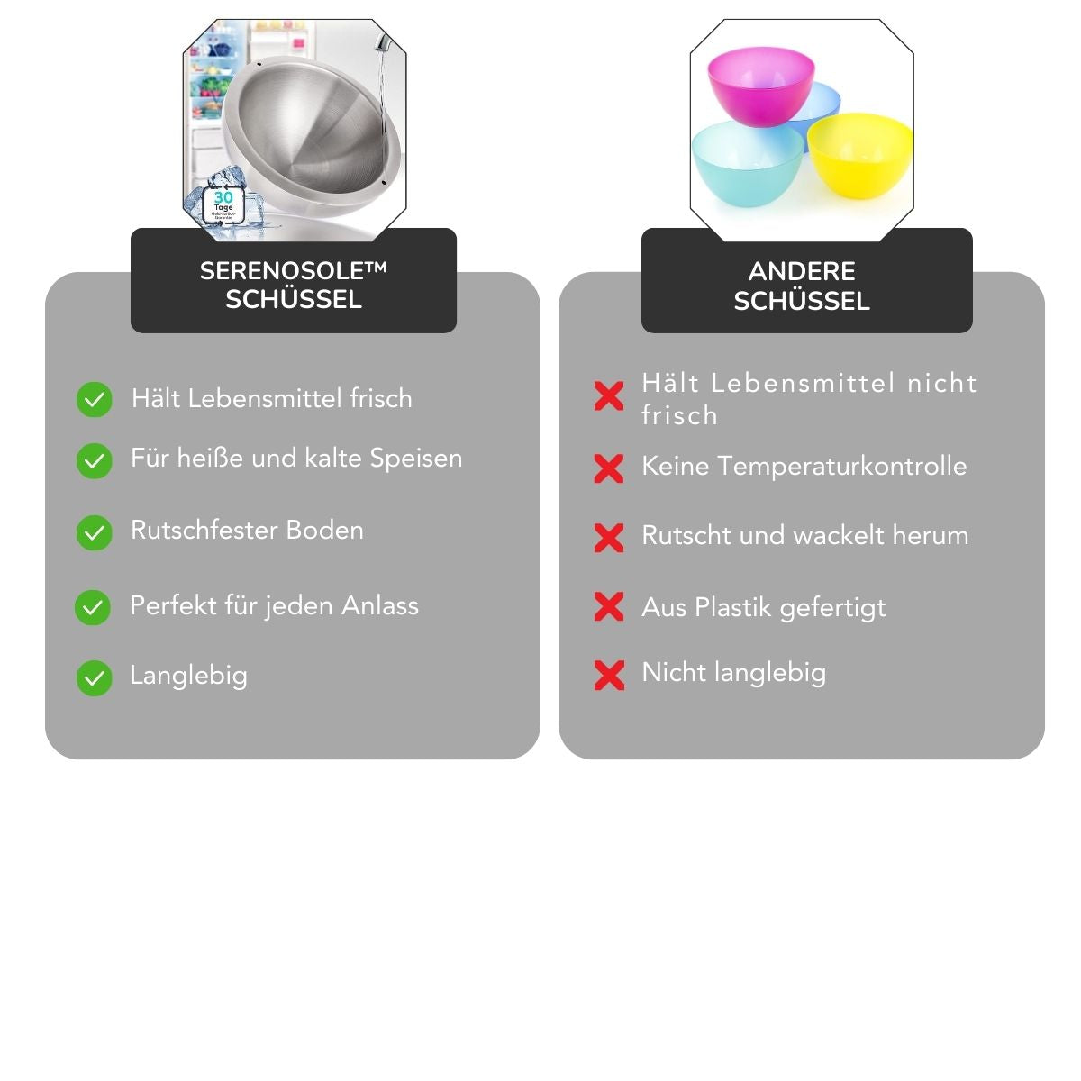 Serenosole™ TempKeeper | Cools or warms your food in minutes | Intelligent temperature bowl 2025