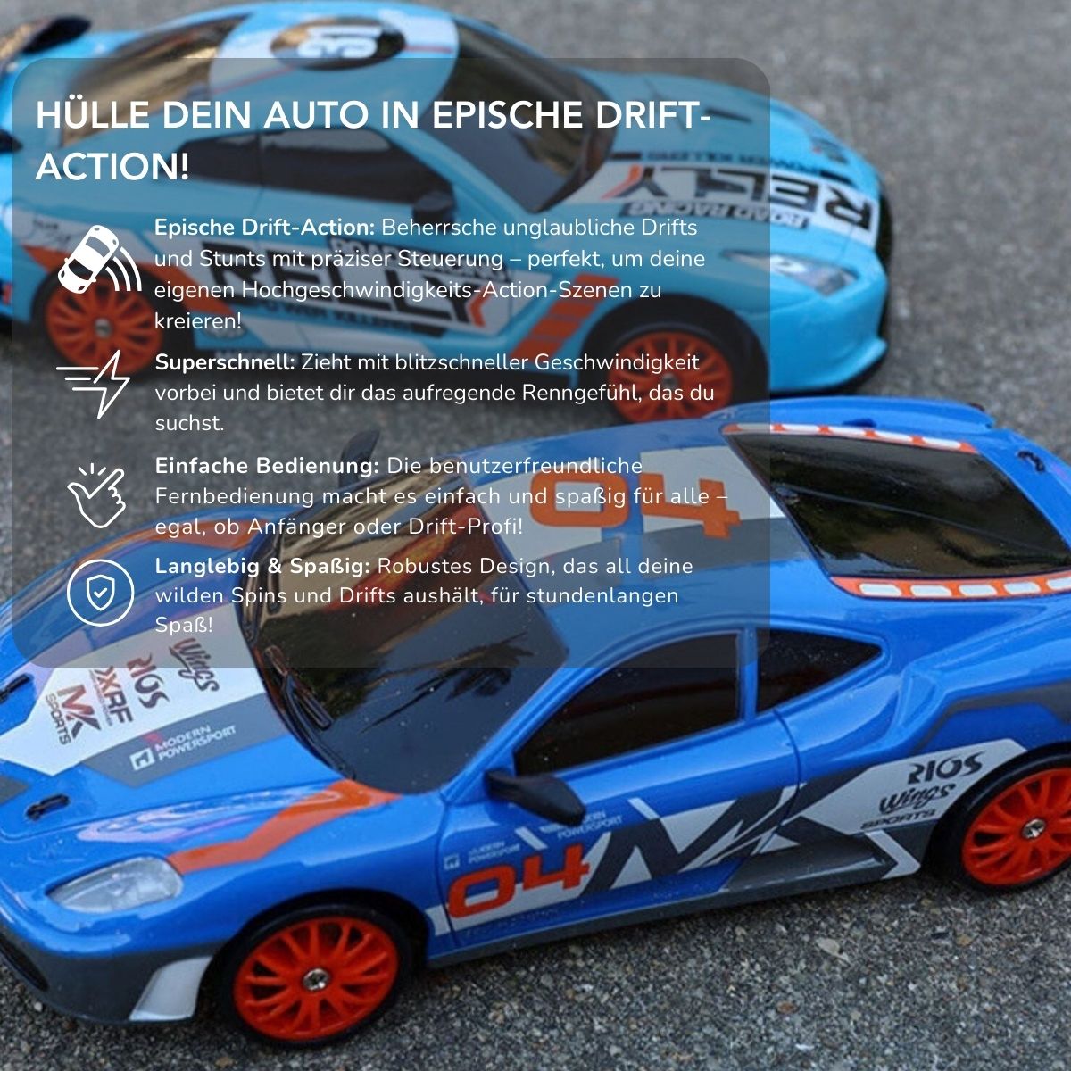 Serenosole™ DriftBlaze Drift Toy Car | Fast, wild and full of drift action