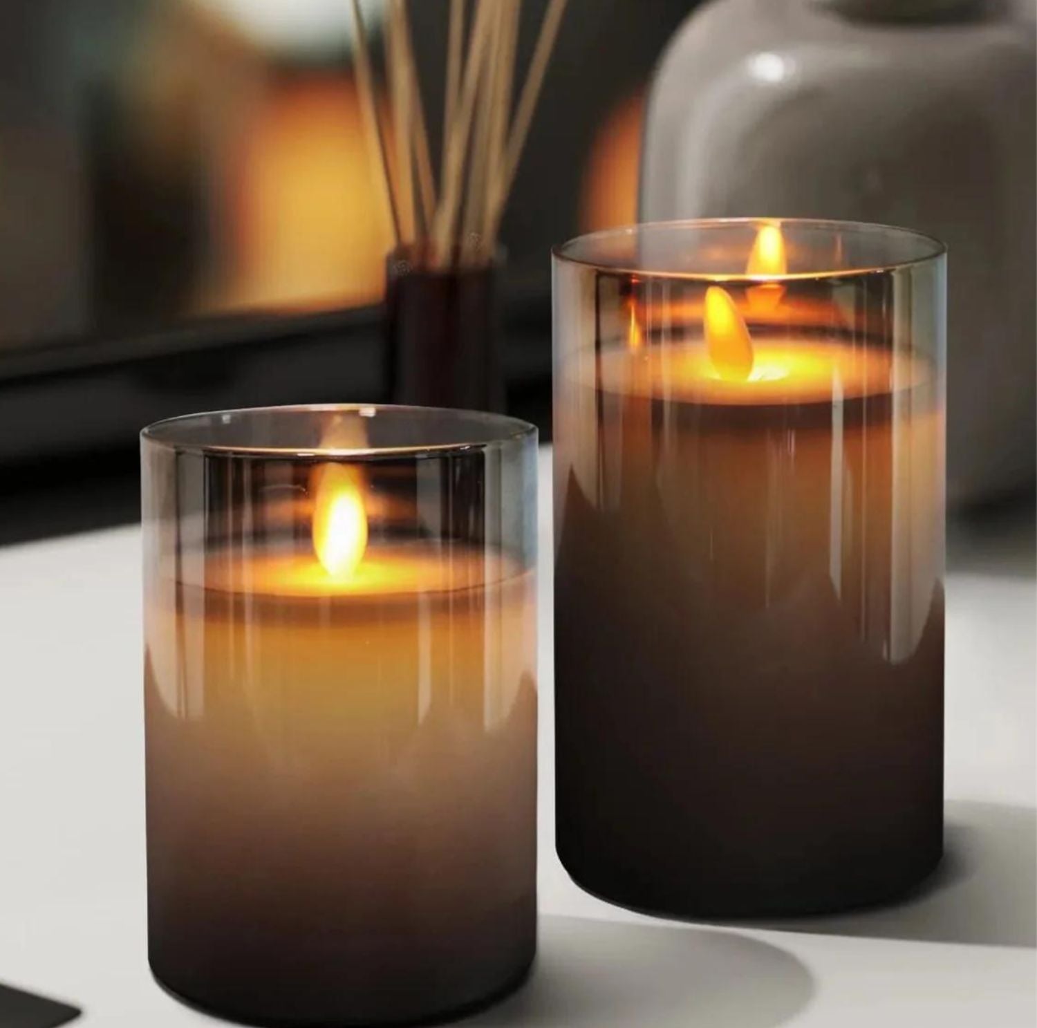 Serenosole™ GlowGrove Electric Candles | Cozy glow without the flame (set of 3)