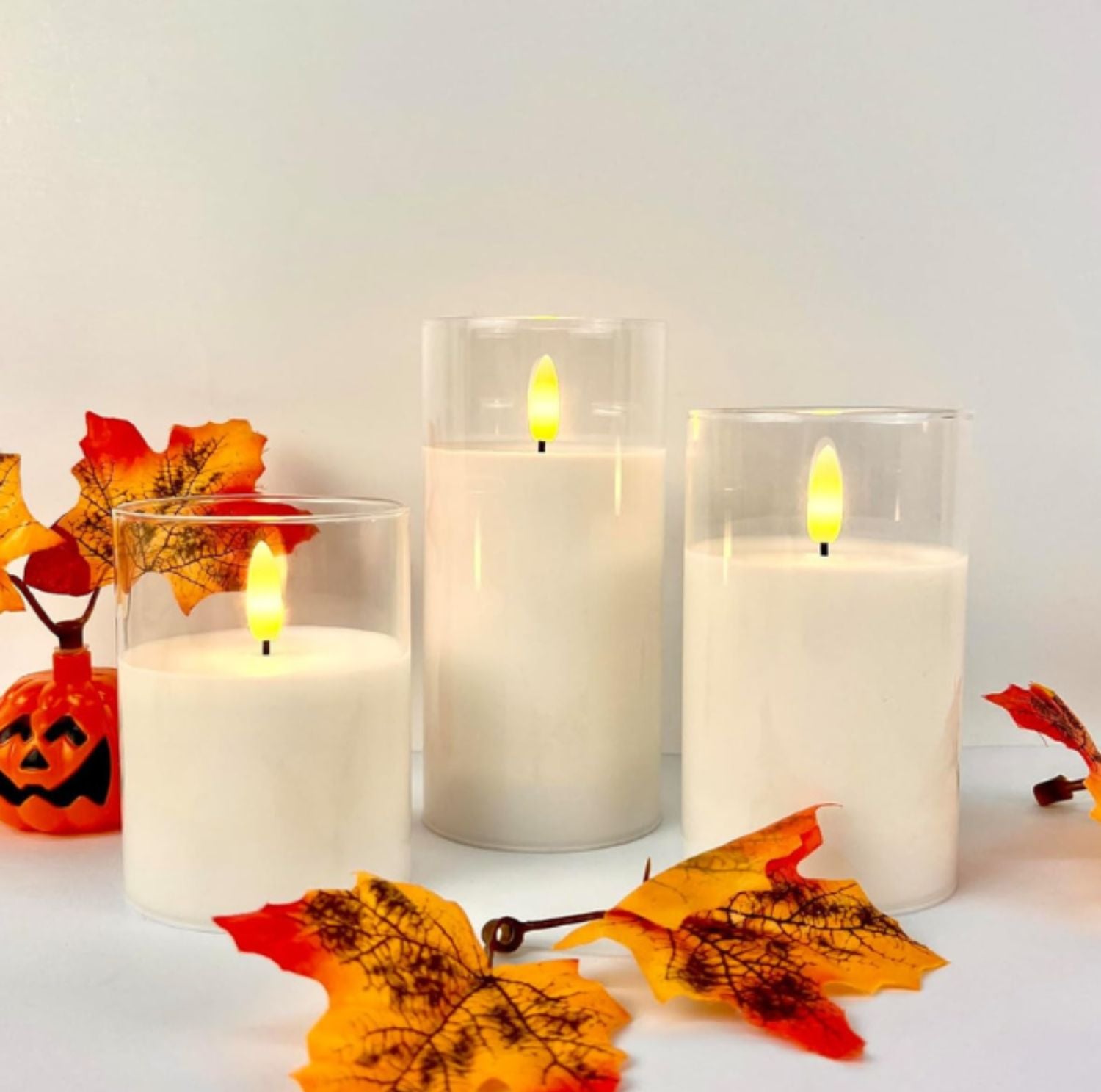 Serenosole™ GlowGrove Electric Candles | Cozy glow without the flame (set of 3)