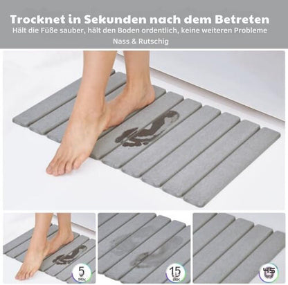 Serenosole™ FoldDry Foldable Stone Bath Mat | Dries super fast and folds easily | Fastest drying mat 2024