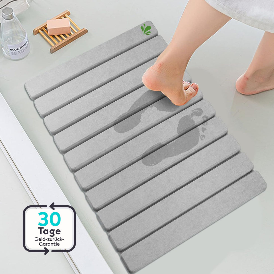 Serenosole™ FoldDry Foldable Stone Bath Mat | Dries super fast and folds easily | Fastest drying mat 2024