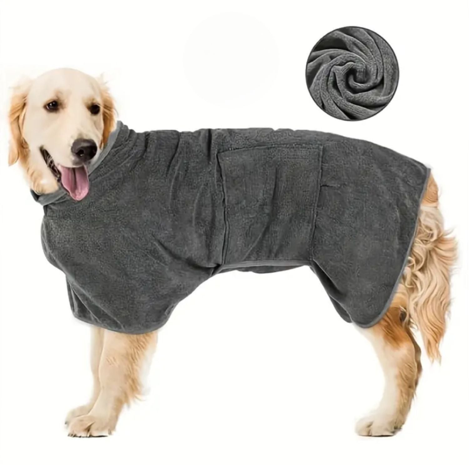 Serenosole™ PupComfort Bathrobe for Dogs | Keeps dogs warm and dry | The best Lsolution for wet dogs 2024