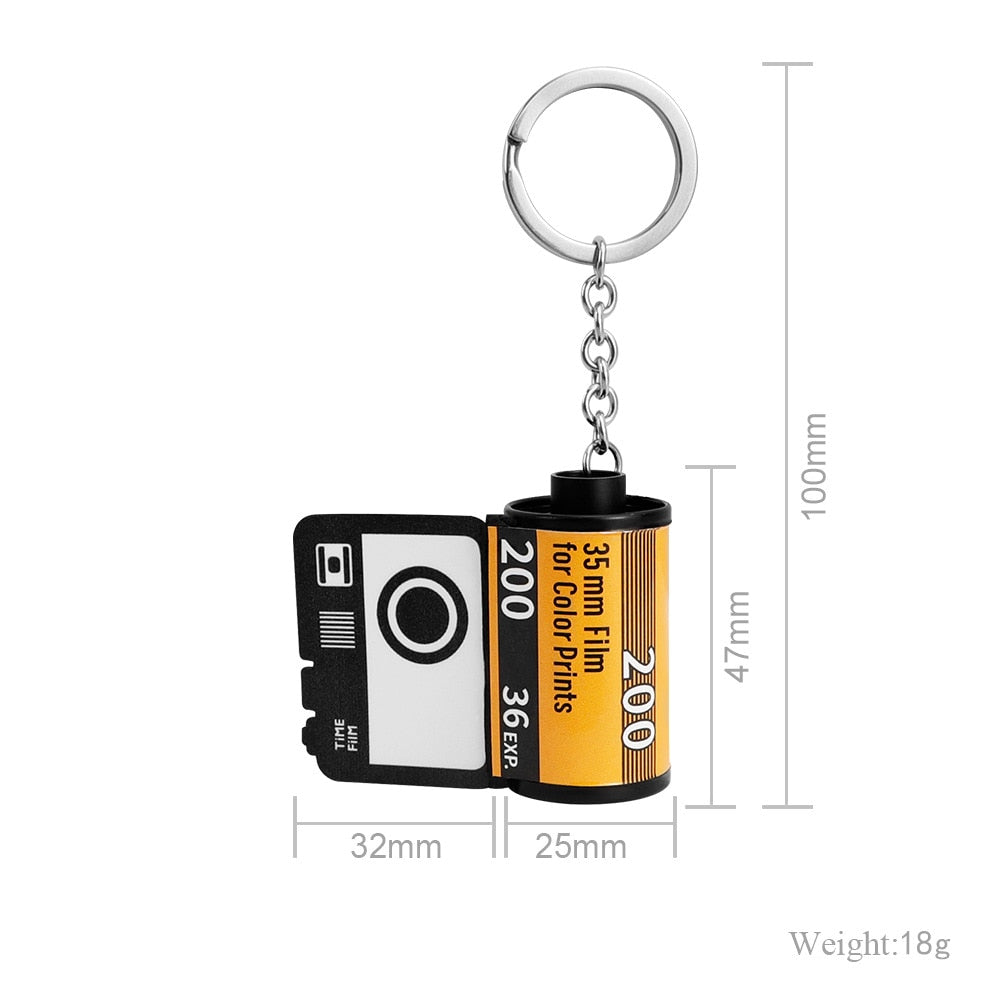 Serenosols™Individual Film Roll Keychain