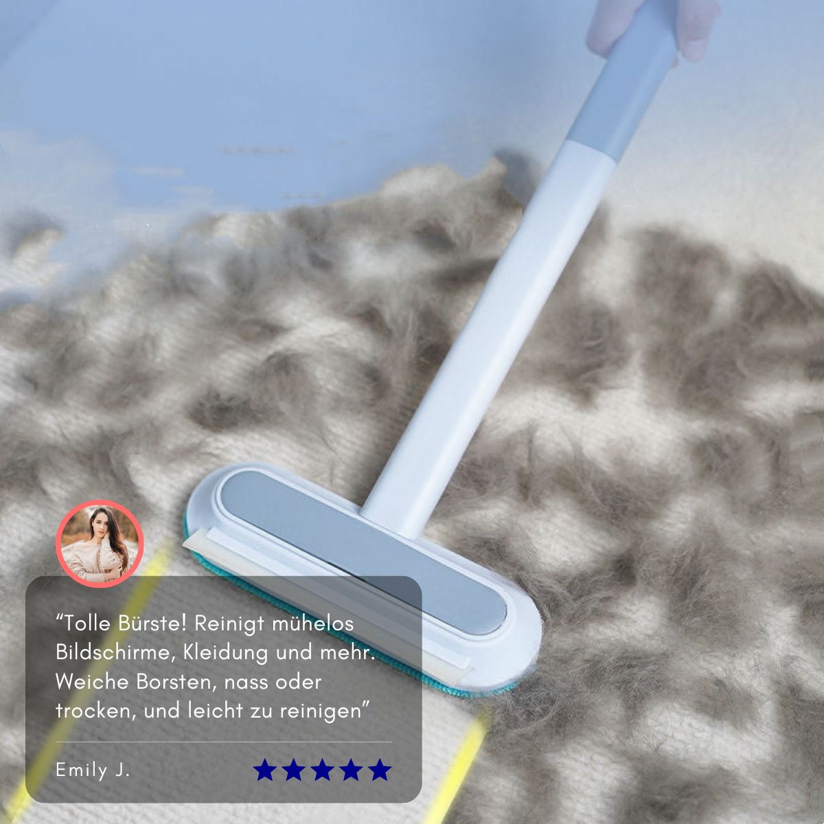 Serenosole™ FlexiBrush HairFree Brush | All-in-One Brush for Easy Cleaning