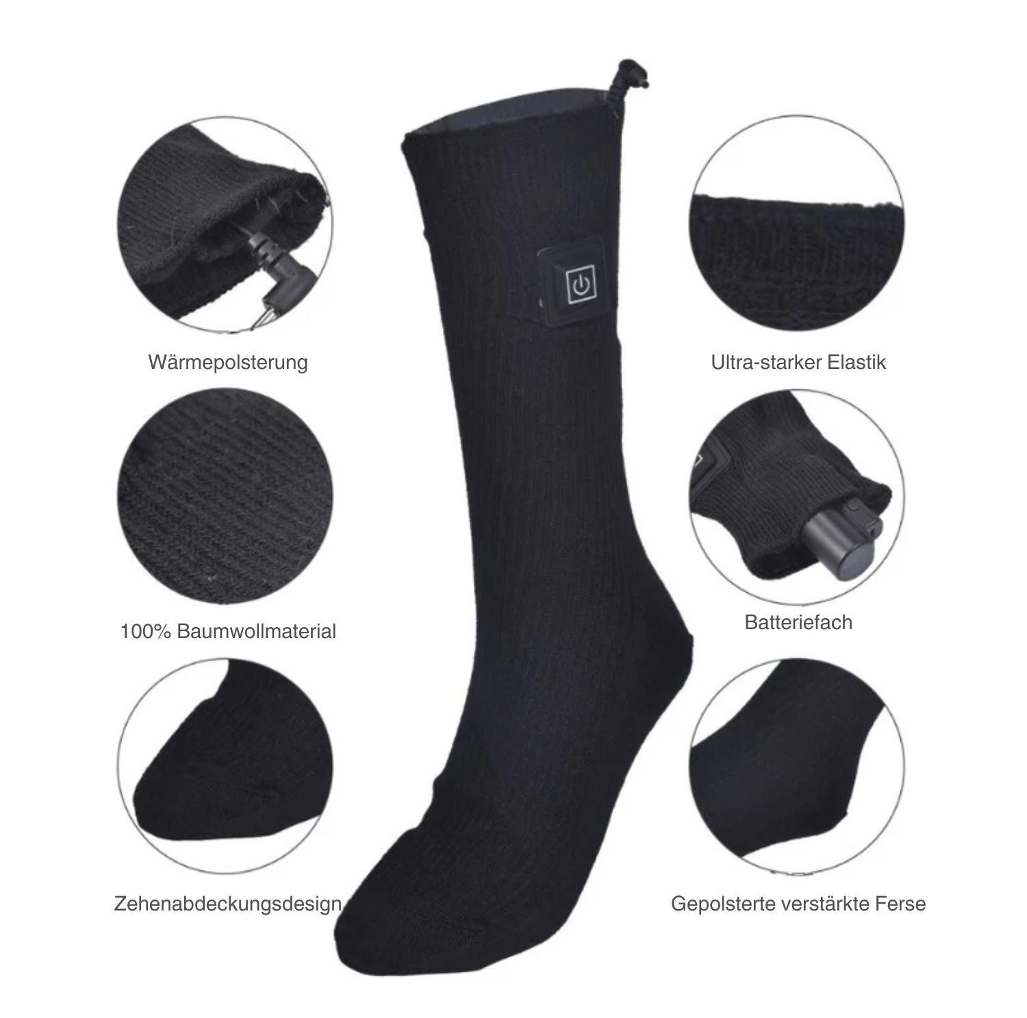 Serenosole™ ThermaWalk Heizsocken | Halte deine Füße warm und gemütlich | Die Wärmsten Socken 2024