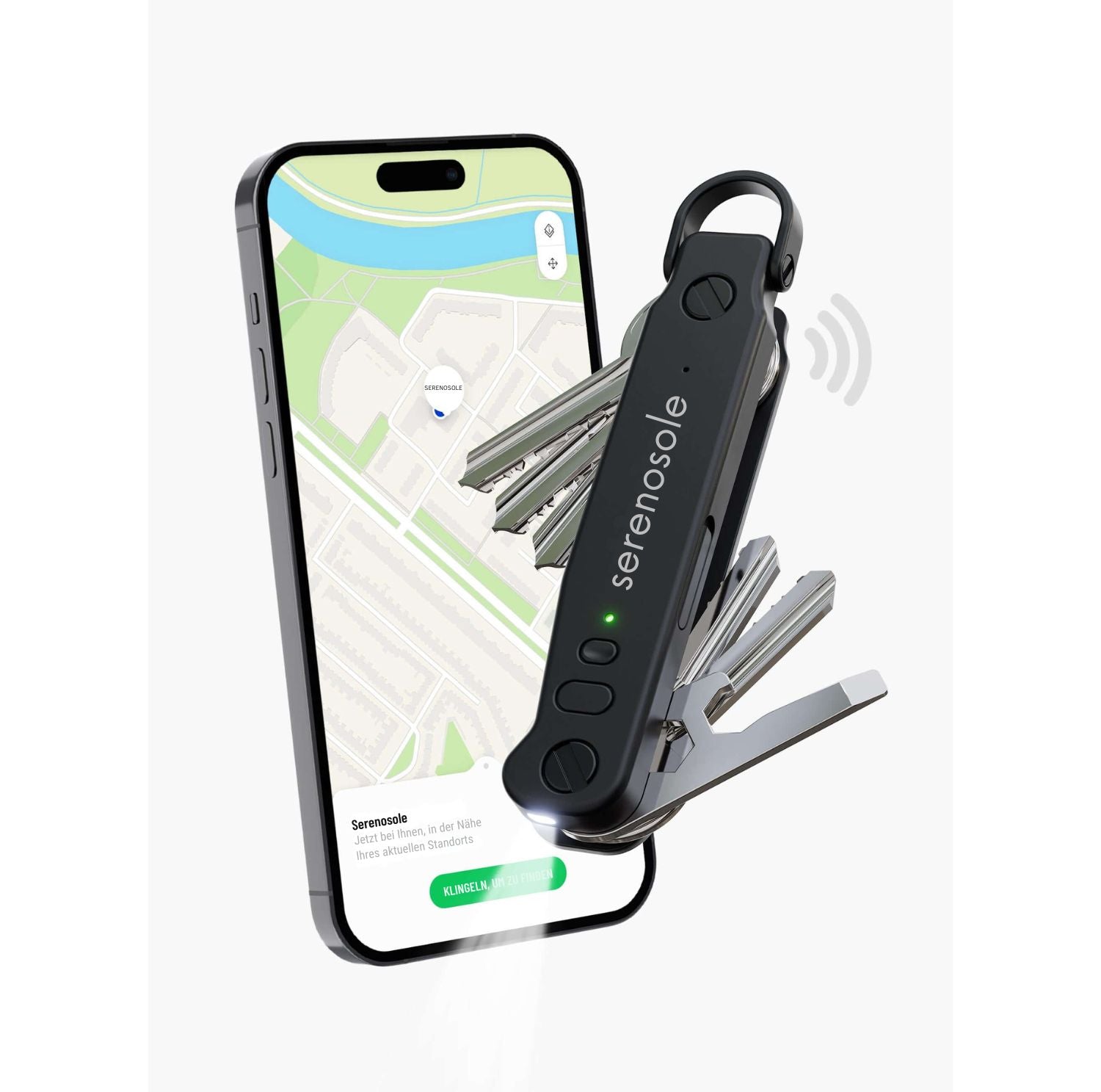 Serenosole™ KeySavvy Key Organizer | Compact, Clear Key Organizer | Pocket-Friendly Key Wizard 2024