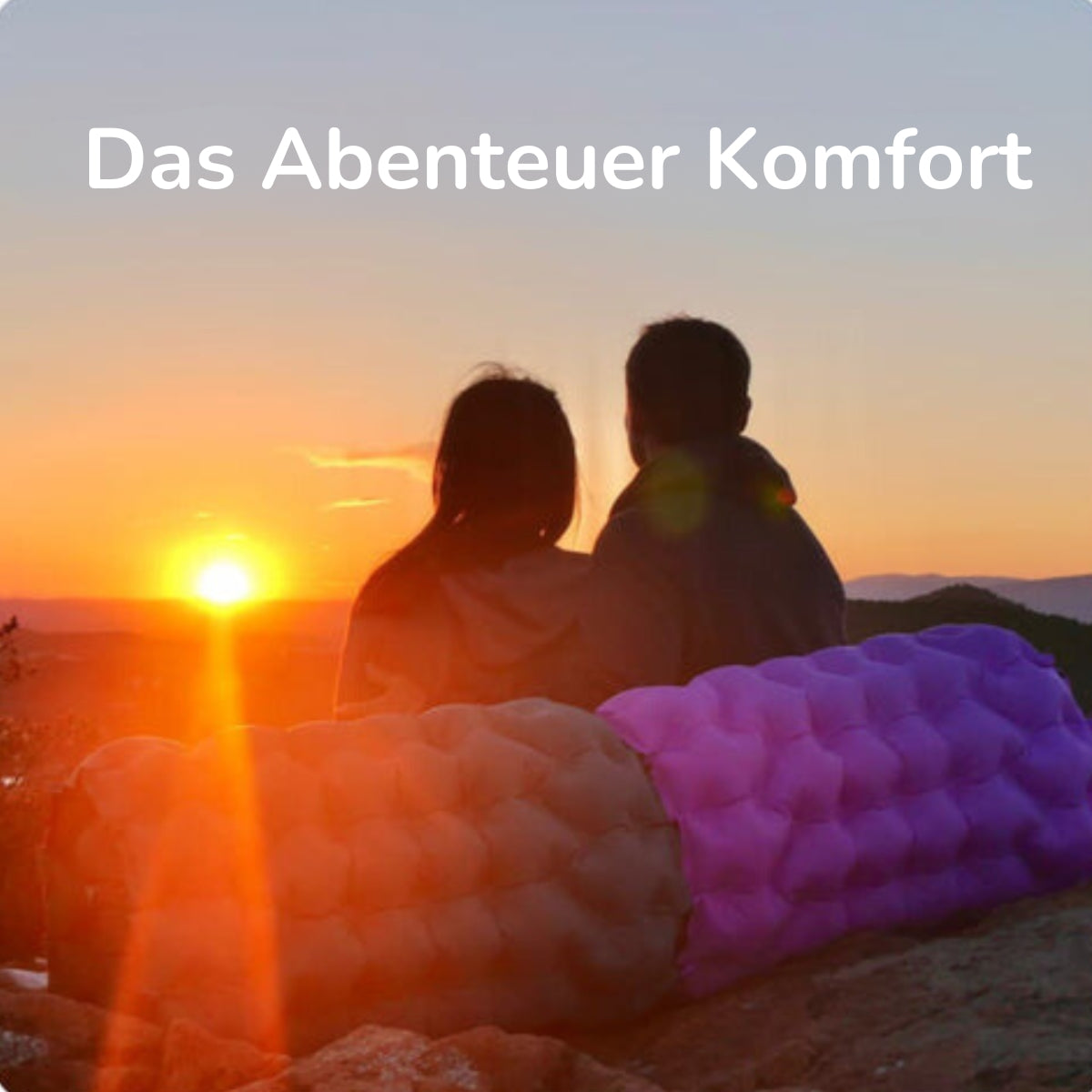 Serenosols™Cozy Air Comfort | Outdoor mattress with integrated pump!