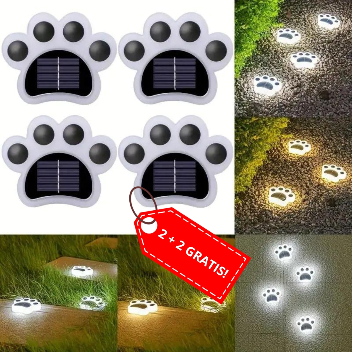 Serenosols™Wireless Solar Paws-Create the perfect atmosphere in your garden!