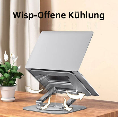 Serenosole™ DeskLift Laptop Stand 360 Degrees | The Most Convenient and Versatile Laptop Setup