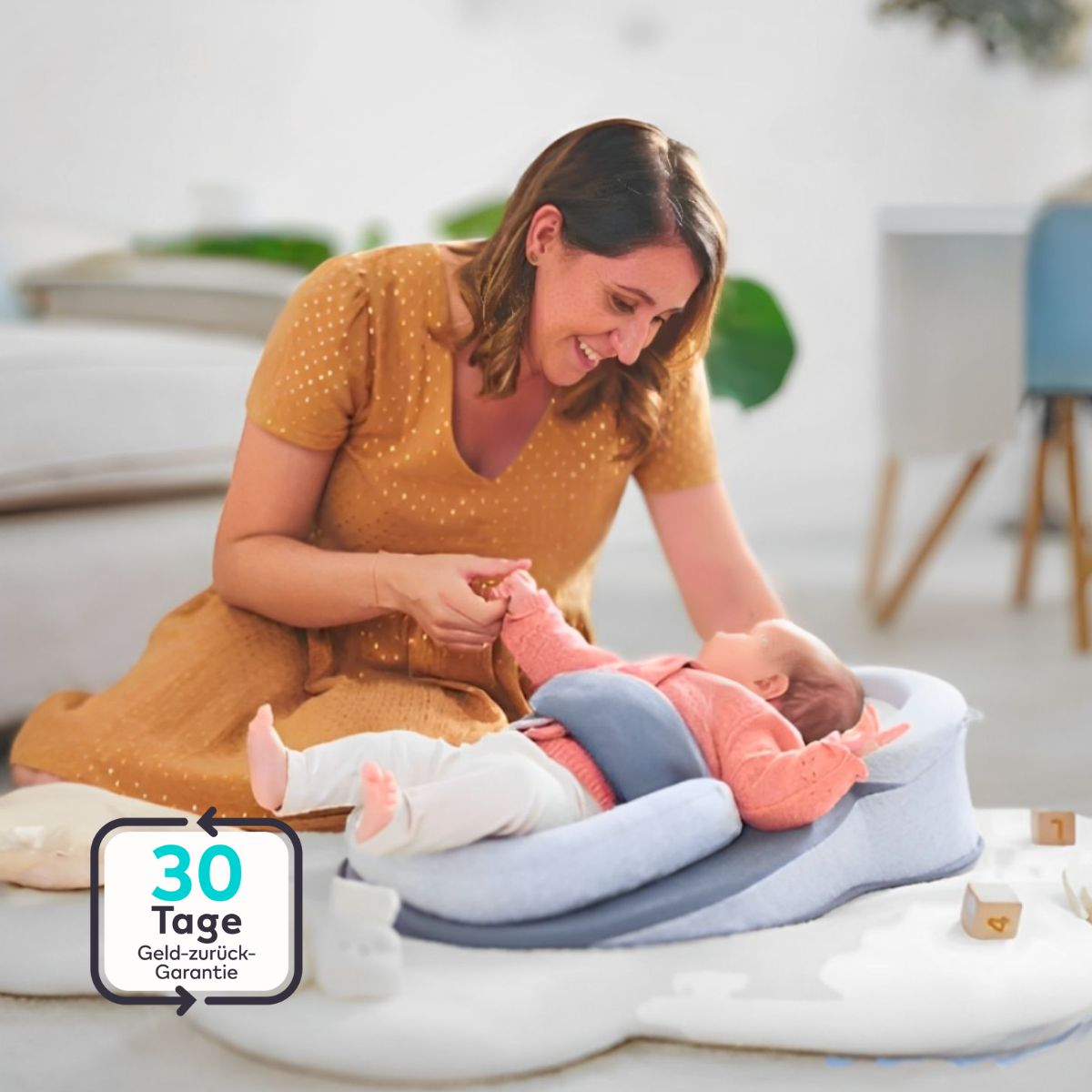 Serenosole™ BabyNest | Helps your baby sleep peacefully with gentle head and tummy support | Ultimate Baby Sleep Support 2025