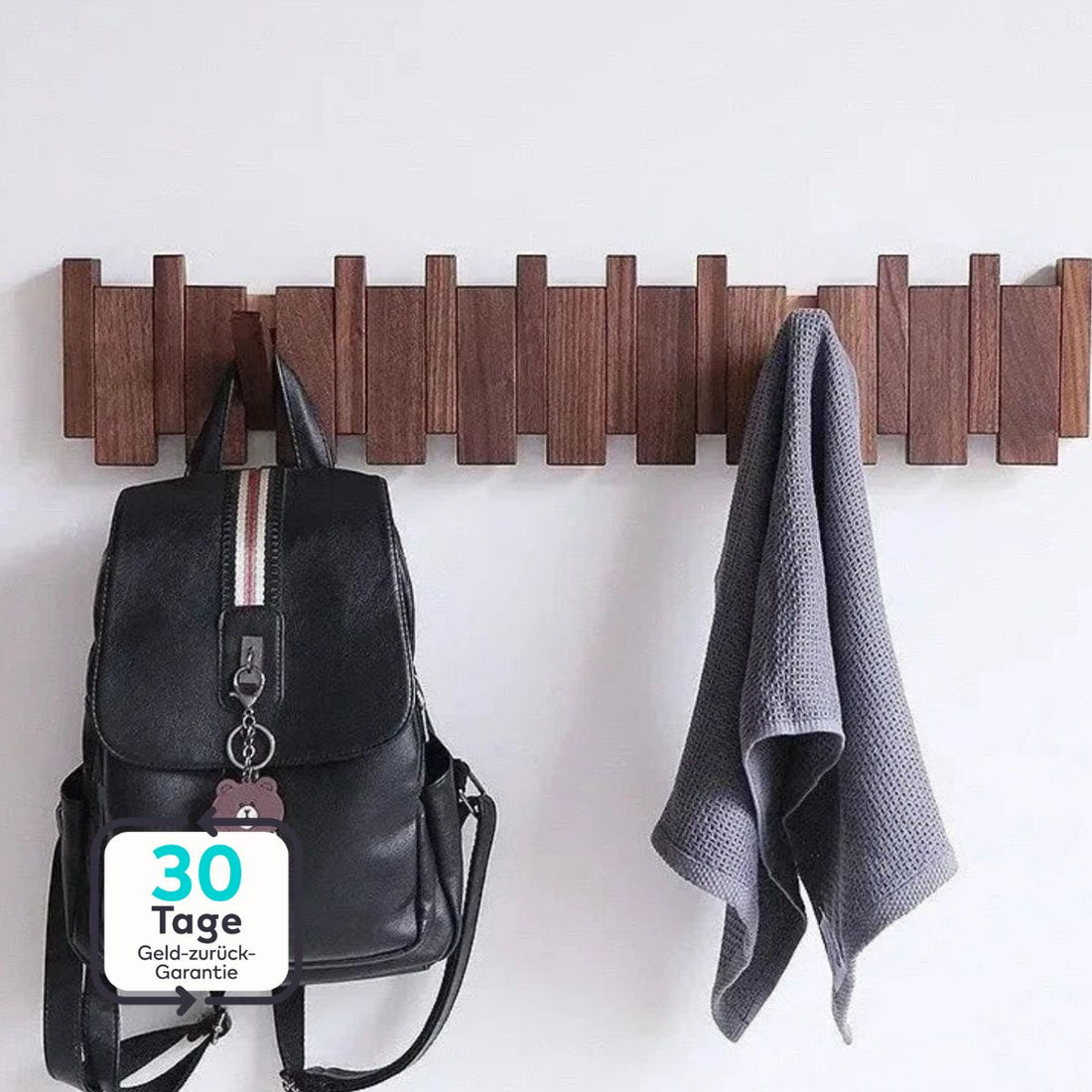 Serenosole™ HangEase Piano Coat Rack | Keeps keys and jackets stylishly in one place | Most stylish rack 2024