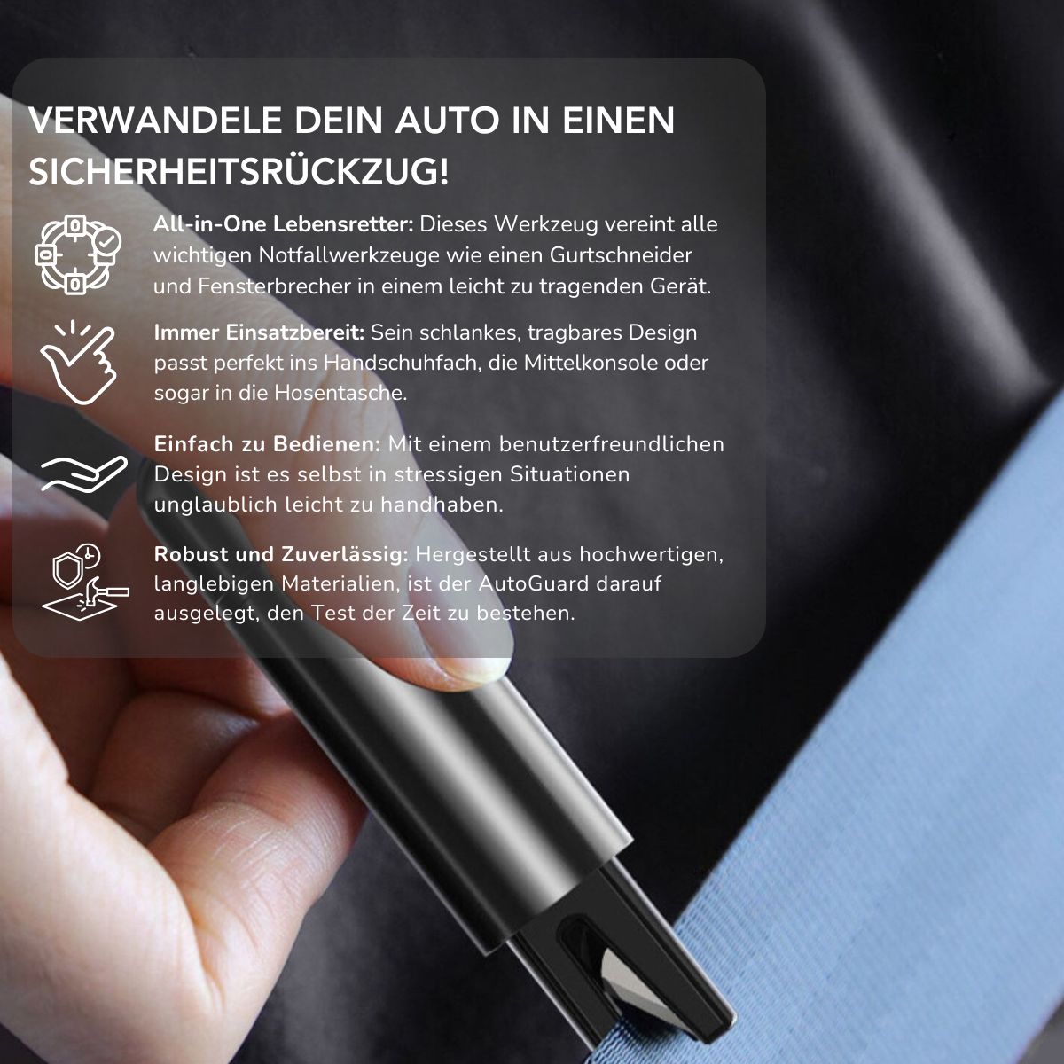 Serenosole™ AutoGuard Security Key Car | Your ultimate emergency rescue (1+1 FREE)