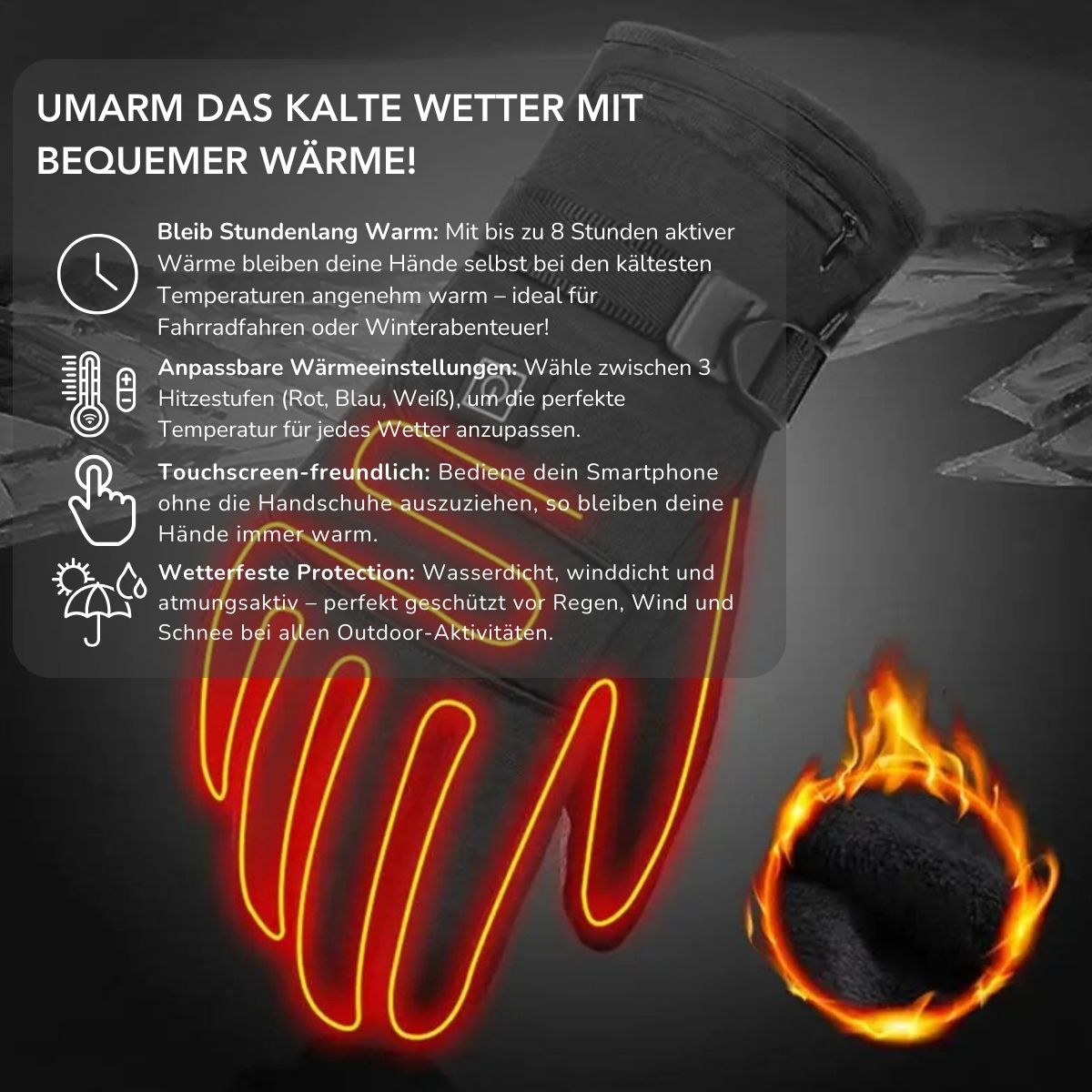 Serenosole™ ThermaGlove Self-Heating Gloves | Keeps your hands warm and cozy all day | The Warmest Gloves 2024