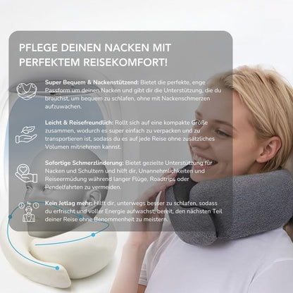 Serenosole™ CloudRest | Super comfortable neck support so you can nap anywhere | Most comfortable travel pillow 2025