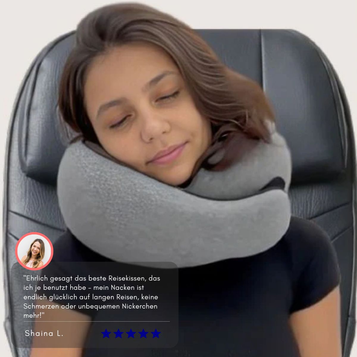 Serenosole™ CloudRest | Super comfortable neck support so you can nap anywhere | Most comfortable travel pillow 2025