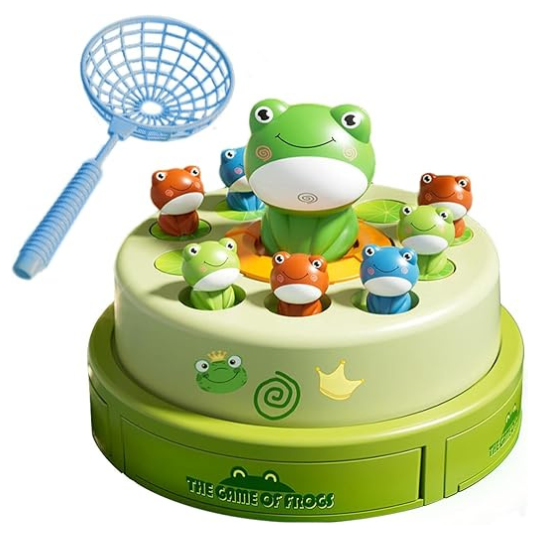 Serenosole™ FrogTastic Frog Playset | Frogs that jump, catch and bring the fun to life