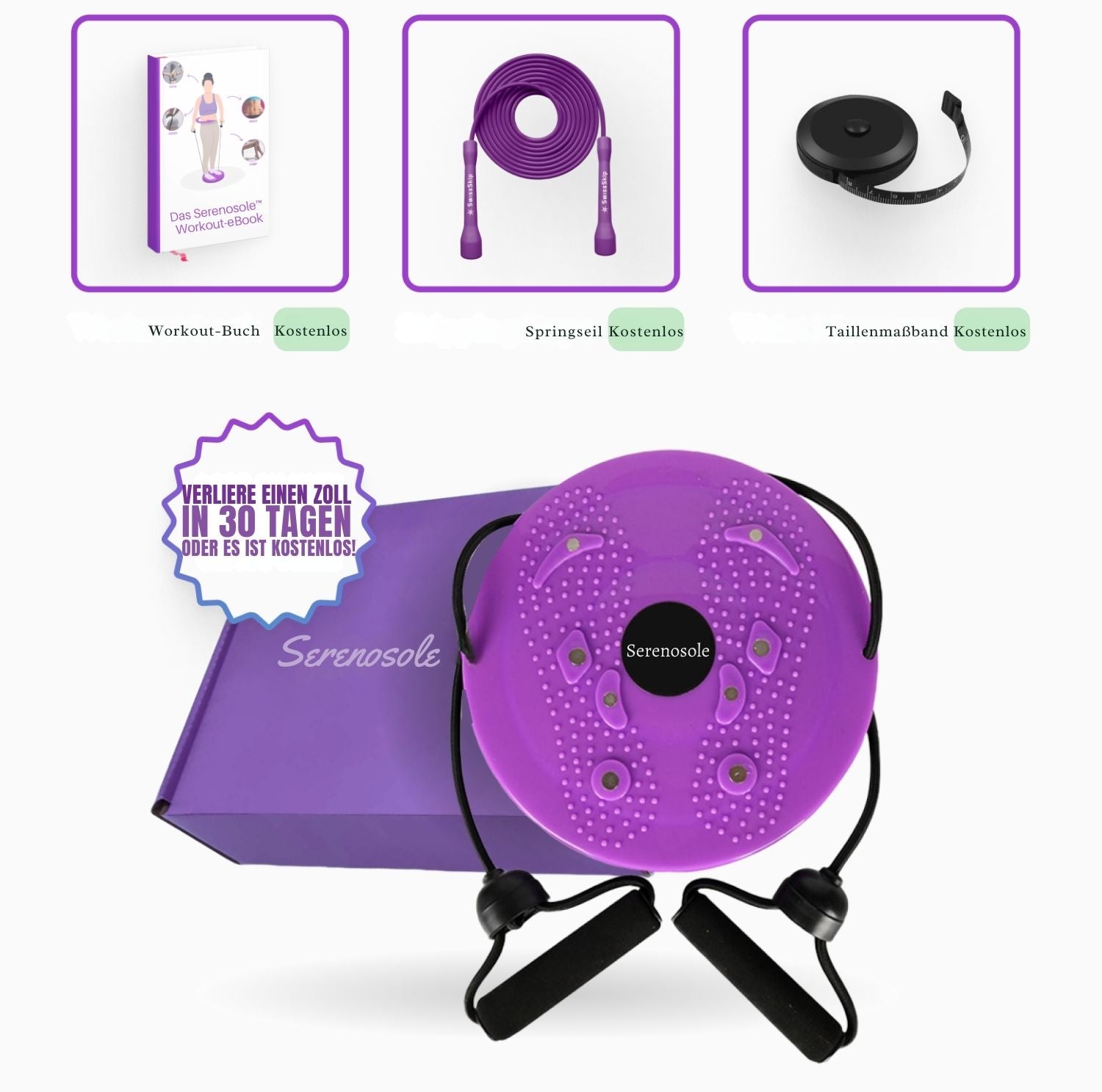 Serenosole™ WaistWhirl | Twist yourself fit - for a slim waist, easily and effectively | Ultimate waist trainer 2025